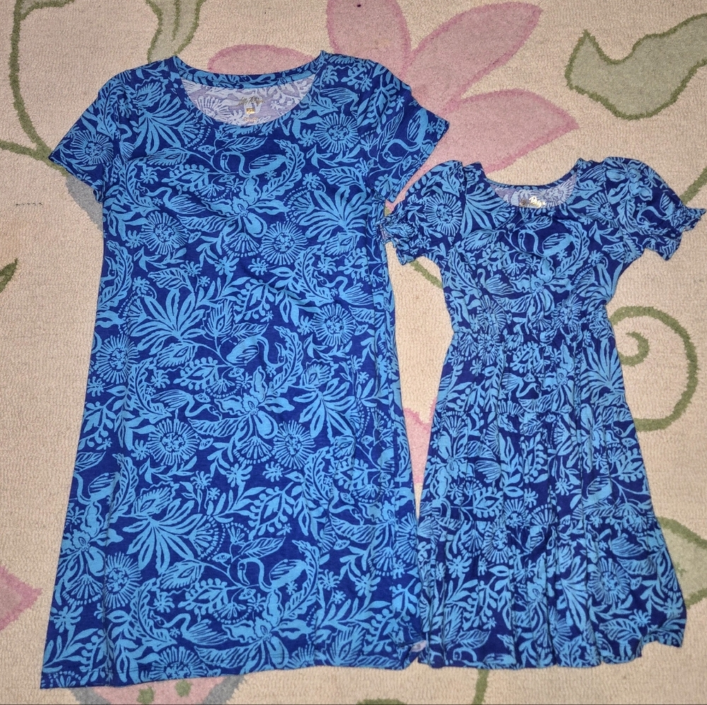 Lilly Pulitzer- Mommy and Me Set- Rare- Martinique Blue (XS)
